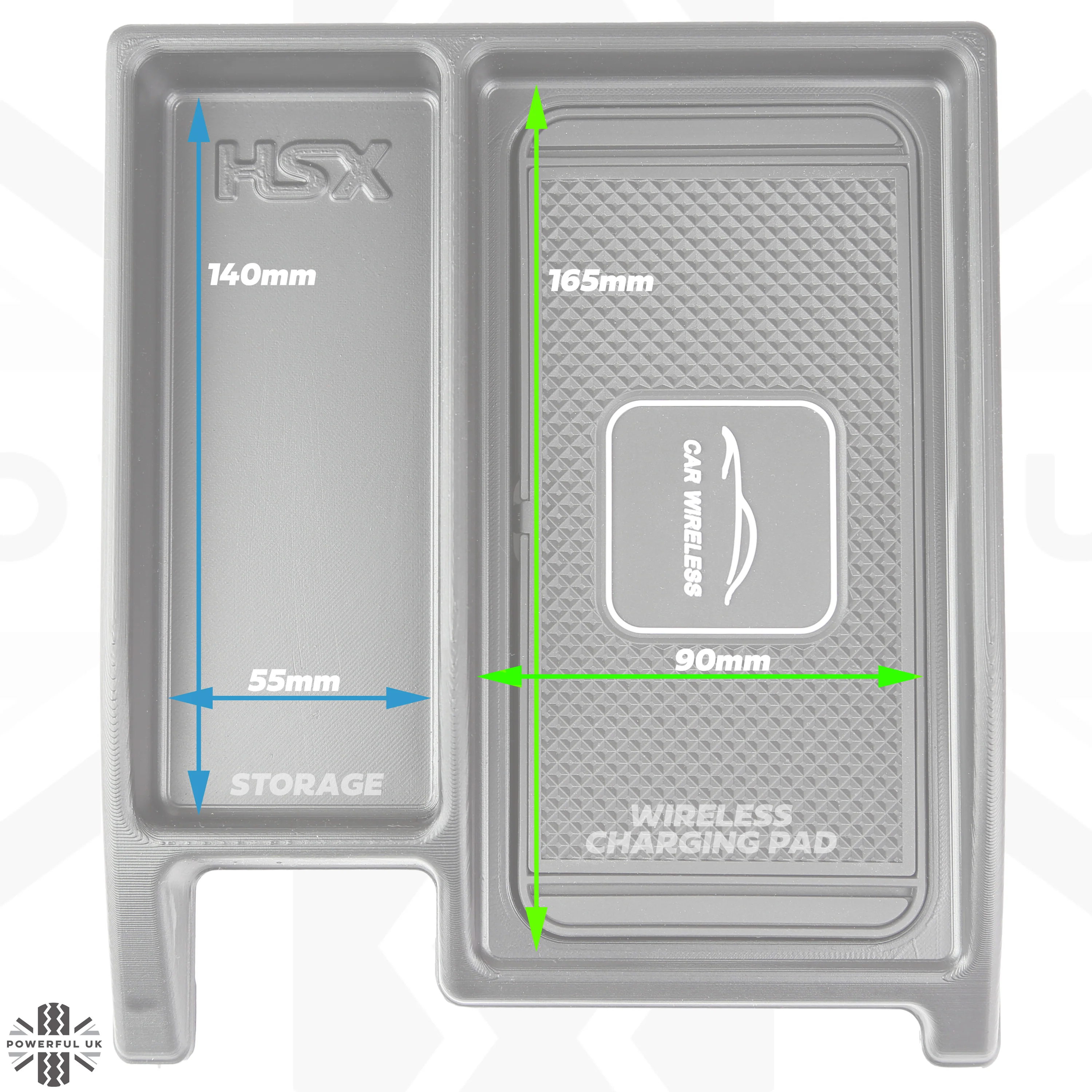 Wireless Charging Tray for Range Rover Sport L494 2014-17 (for vehicles WITH fridge) - Image 10