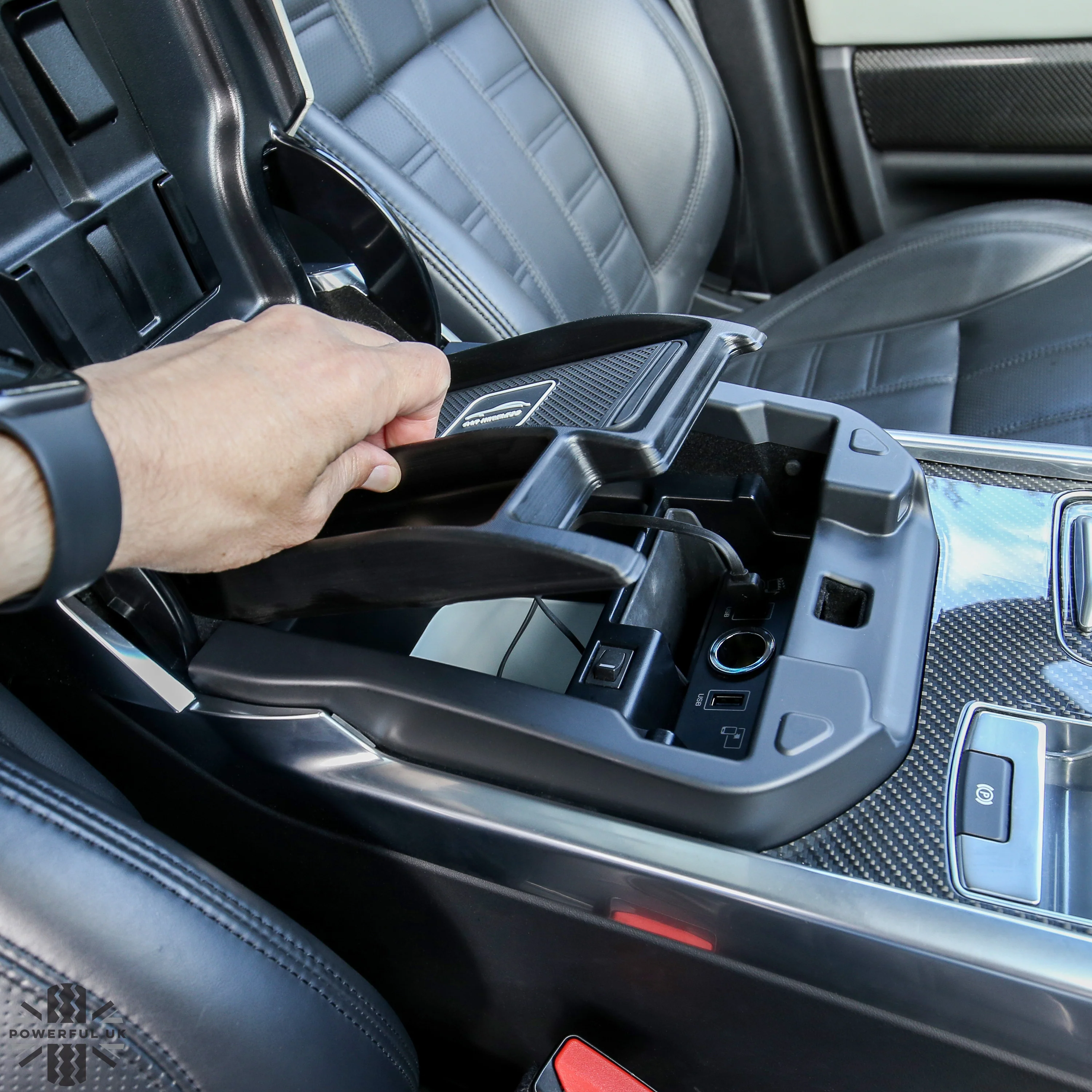 Wireless Charging Tray for Range Rover Sport L494 2014-17 (for vehicles WITH fridge) - Image 4